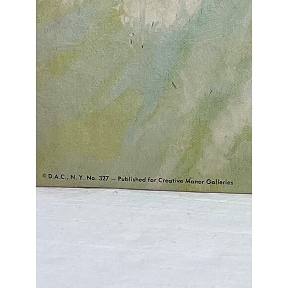 Vintage Florence Kroger Litho Print 11x14" Wake Up Time Baby Nursery Unisex - Picture 5 of 8